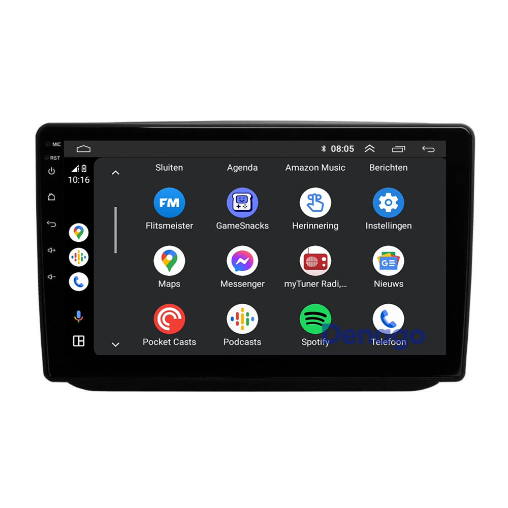 Skoda Fabia CarPlay car radio | 2007 to 2015 | Denago DNG-A392 | 9 inches | Android 13 | Wireless CarPlay & Android Auto