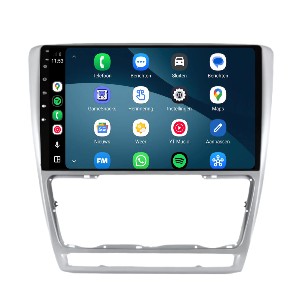 Skoda Octavia | Android 15 | 10 inch Autoradio | 2006 t/m 2013 | CarPlay & Android Auto