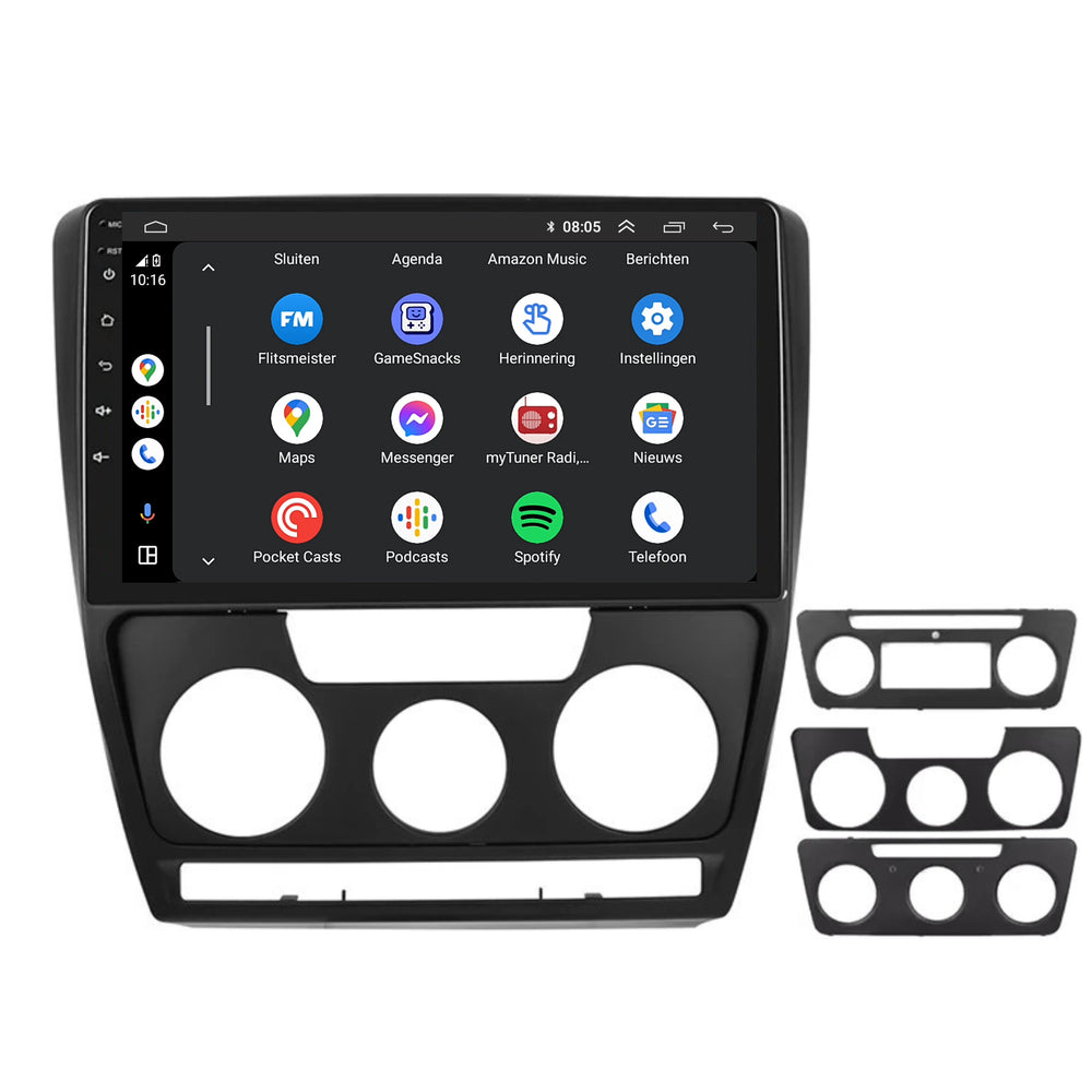 Skoda Octavia | Android 13 | Autoradio | 2007 à 2012 | CarPlay et Android Auto