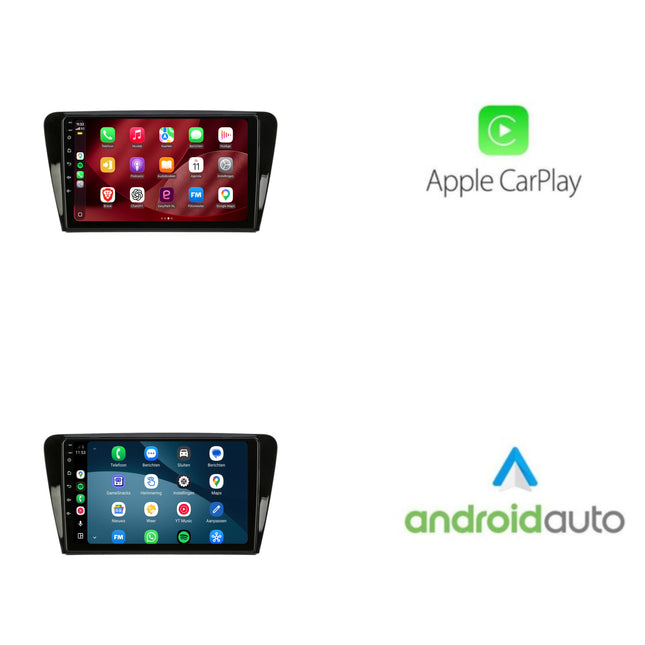 Radioodtwarzacz Skoda Octavia z CarPlay i Android Auto | 2013 do 2020 | 9 cali | Android 15 | CTX-7110