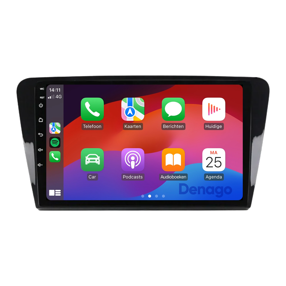 Autoradio Skoda Rapid CarPlay | 2012 à 2016 | Denago DNG-A211 | Écran 9 pouces | Android 13 | CarPlay sans fil & Android Auto