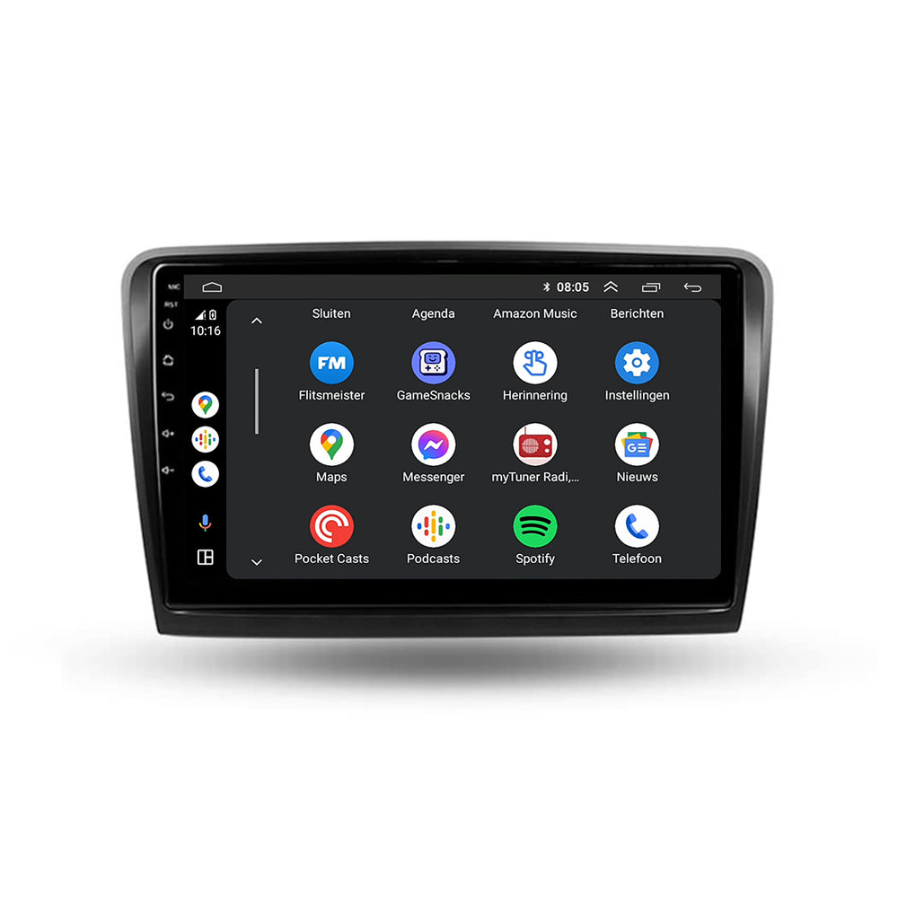 Skoda Superb | Android 13 | Autoradio | 2008 t/m 2014 | CarPlay & Android Auto