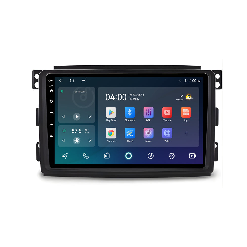 Smart Fortwo CarPlay- und Android-Auto-Radio | 2009–2015 | 9 Zoll | Android 15 | CTX-7270