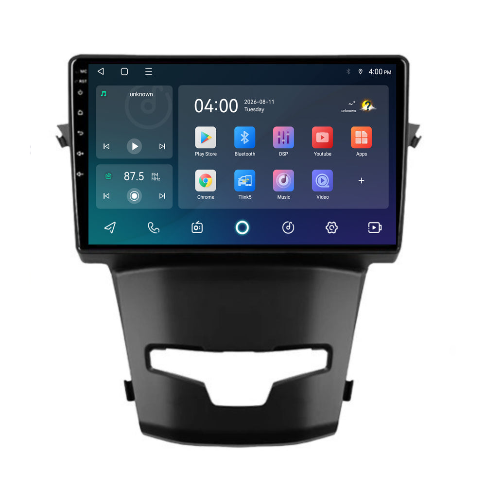 SsangYong Korando-radio med CarPlay og Android Auto | 2014–2018 | 9 tommer | Android 15 | CTX-7217