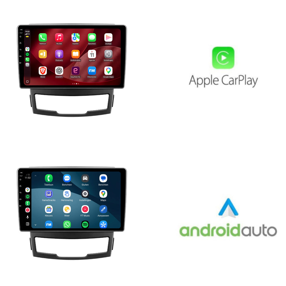Autoradio CarPlay & Android Auto pour SsangYong Korando | 2011–2014 | 9 pouces | Android 15 | CTX-7259