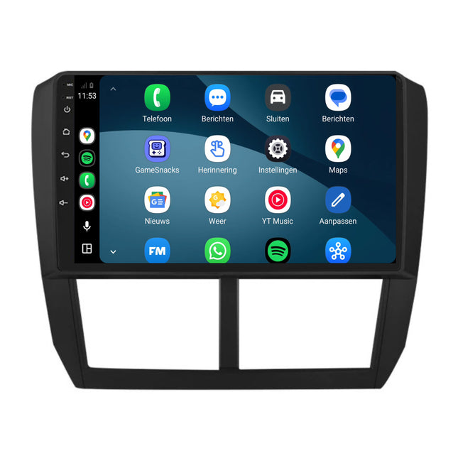 Subaru Forester CarPlay & Android Auto radio | 2008 t/m 2012 | 9 inch | Android 15 | CTX-7132