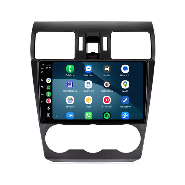 Subaru Forester CarPlay & Android Auto-radio | 2014 til 2018 | 9 inch | Android 15 | Sort | CTX-7090
