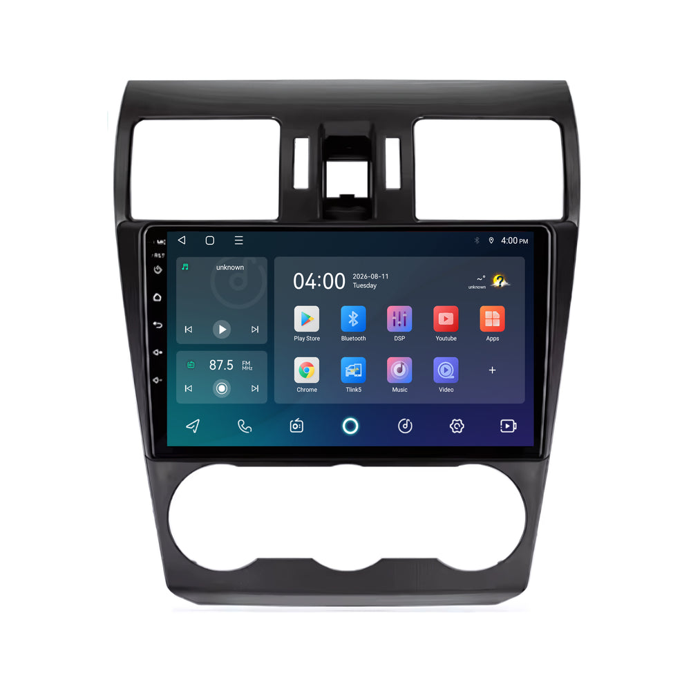 Subaru Forester CarPlay & Android Auto radio | 2014 t/m 2018 | 9 inch | Android 15 | Zwart | CTX-7090