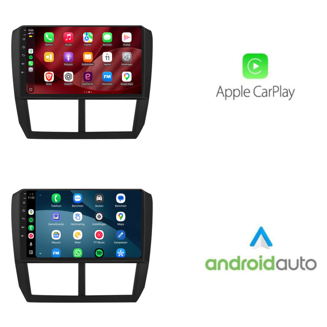 Subaru Forester CarPlay & Android Auto radio | 2008 t/m 2012 | 9 inch | Android 15 | CTX-7132