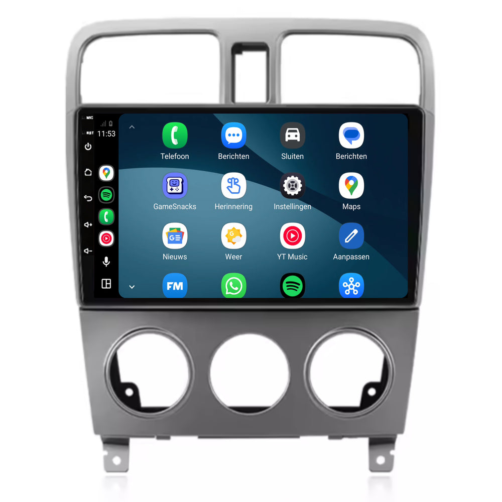 Subaru Forester SG CarPlay & Android Auto radio | 2002 t/m 2008 | 9 inch | Android 15 | CTX-7139