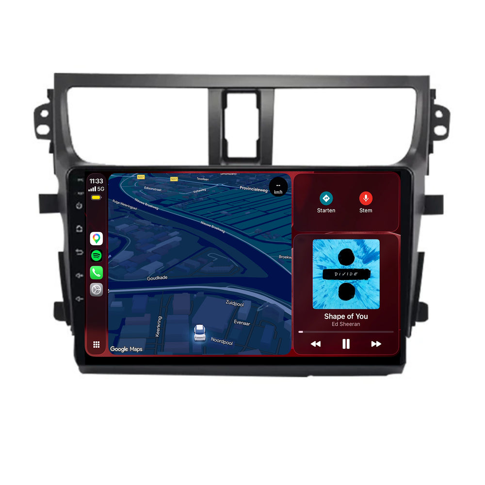 Suzuki Celerio CarPlay & Android Auto radio | 2015 t/m 2020 | 9 inch | Android 15 | CTX-7157