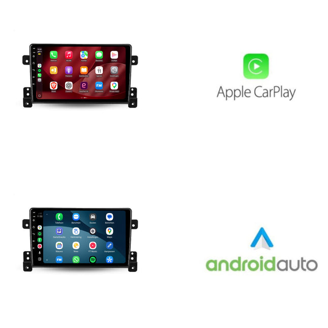 Suzuki Grand Vitara 3-radio med CarPlay og Android Auto | 2006 til og med 2014 | 9 tommer | Android 15 | CTX-7171