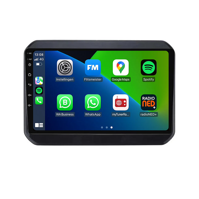 Suzuki Ignis | Androide 13 | Radio de coche | 2016 a 2020 | CarPlay y Android Auto