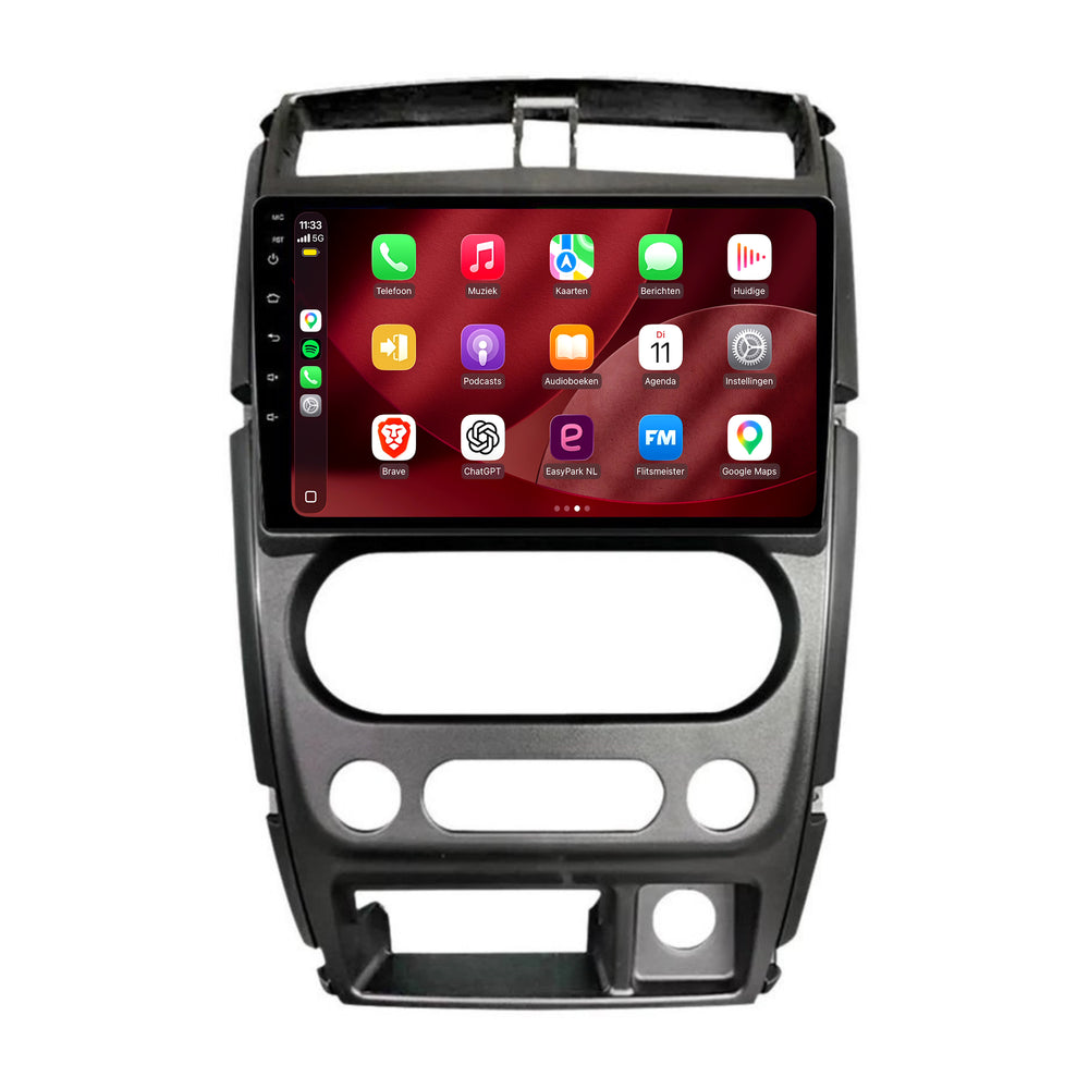 Suzuki Jimny CarPlay- og Android Auto-radio | 2005–2018 | 9 tommer | Android 15 | CTX-7334