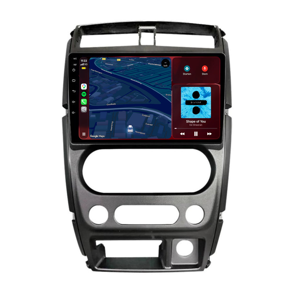Suzuki Jimny CarPlay- og Android Auto-radio | 2005–2018 | 9 tommer | Android 15 | CTX-7334