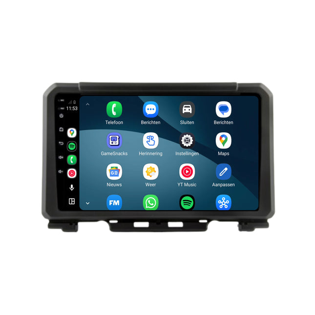 راديو Suzuki Jimny مع CarPlay وAndroid Auto | من 2019 إلى 2024 | 9 بوصات | Android 15 | CTX-7161
