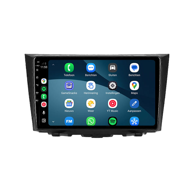 Suzuki Kizashi-radio med CarPlay og Android Auto | 2009–2015 | 9 tommer | Android 15 | CTX-7215