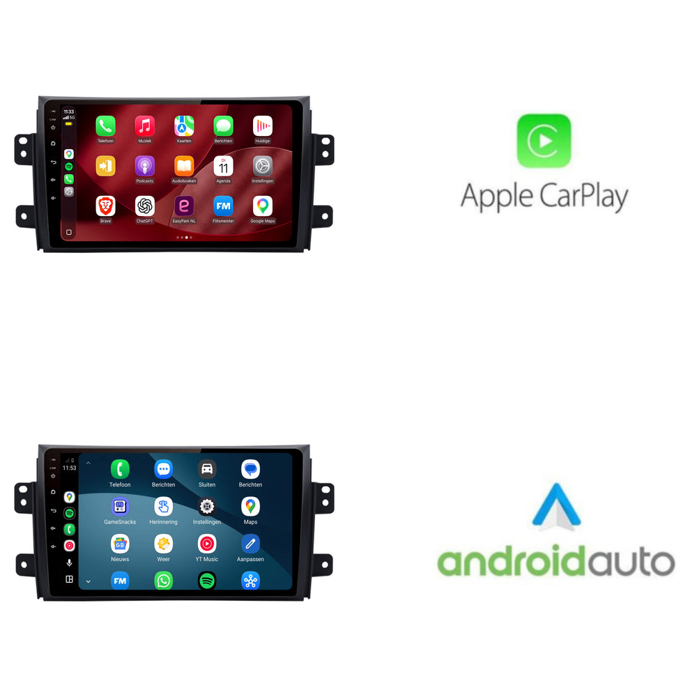 Suzuki SX4-radio med CarPlay och Android Auto | 2006–2011 | 9 tum | Android 15 | CTX-7315