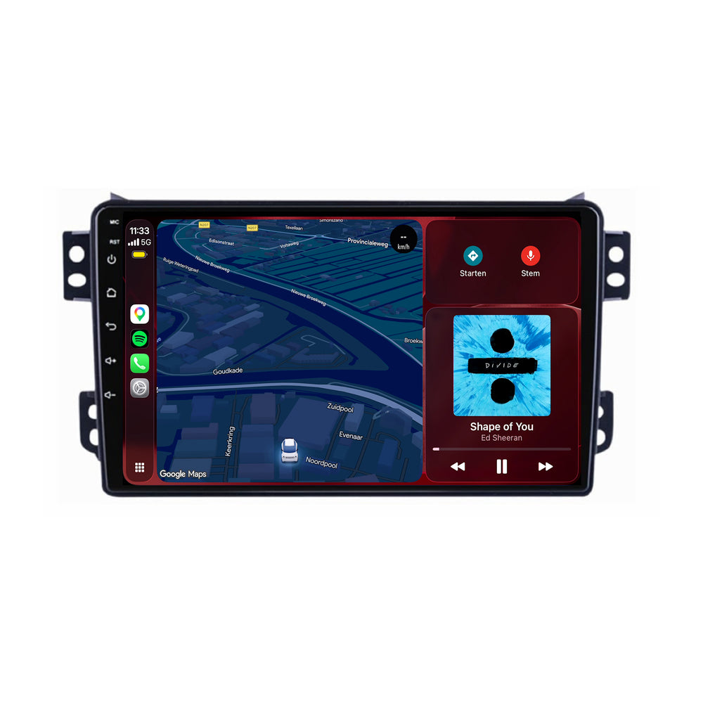 Suzuki Splash Radio mit CarPlay & Android Auto | 2008–2015 | 9 Zoll | Android 15 | CTX-7244