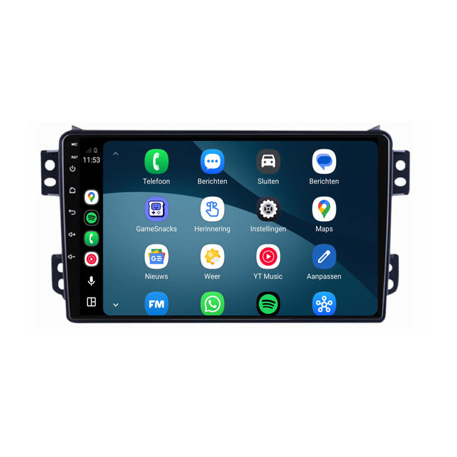 Suzuki Splash Radio mit CarPlay & Android Auto | 2008–2015 | 9 Zoll | Android 15 | CTX-7244