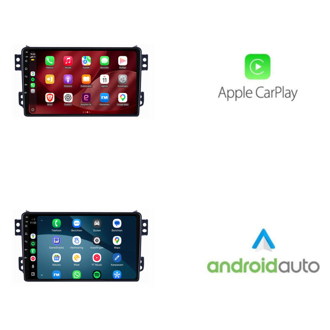 Suzuki Splash Radio mit CarPlay & Android Auto | 2008–2015 | 9 Zoll | Android 15 | CTX-7244