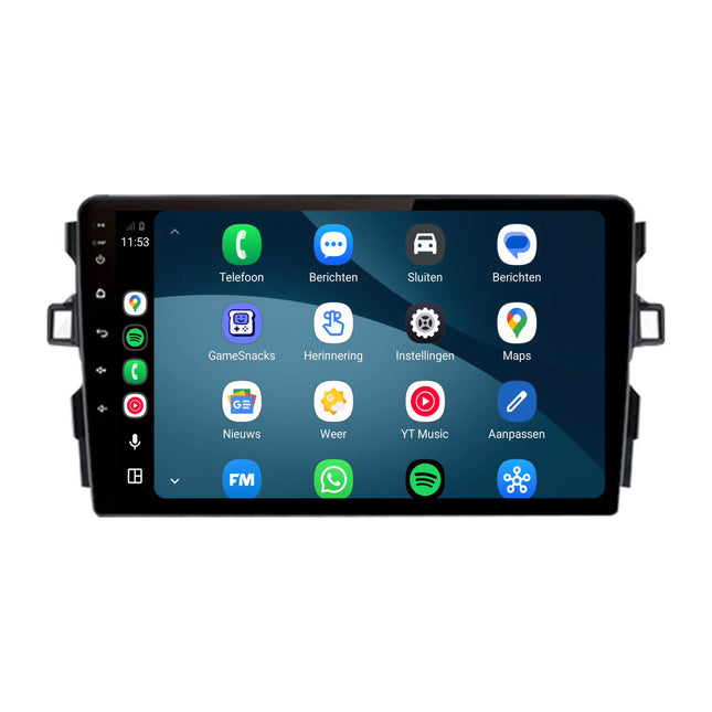 Toyota Auris CarPlay- og Android Auto-radio | 2006–2012 | 10 tommer | Android 15 | CTX-7288