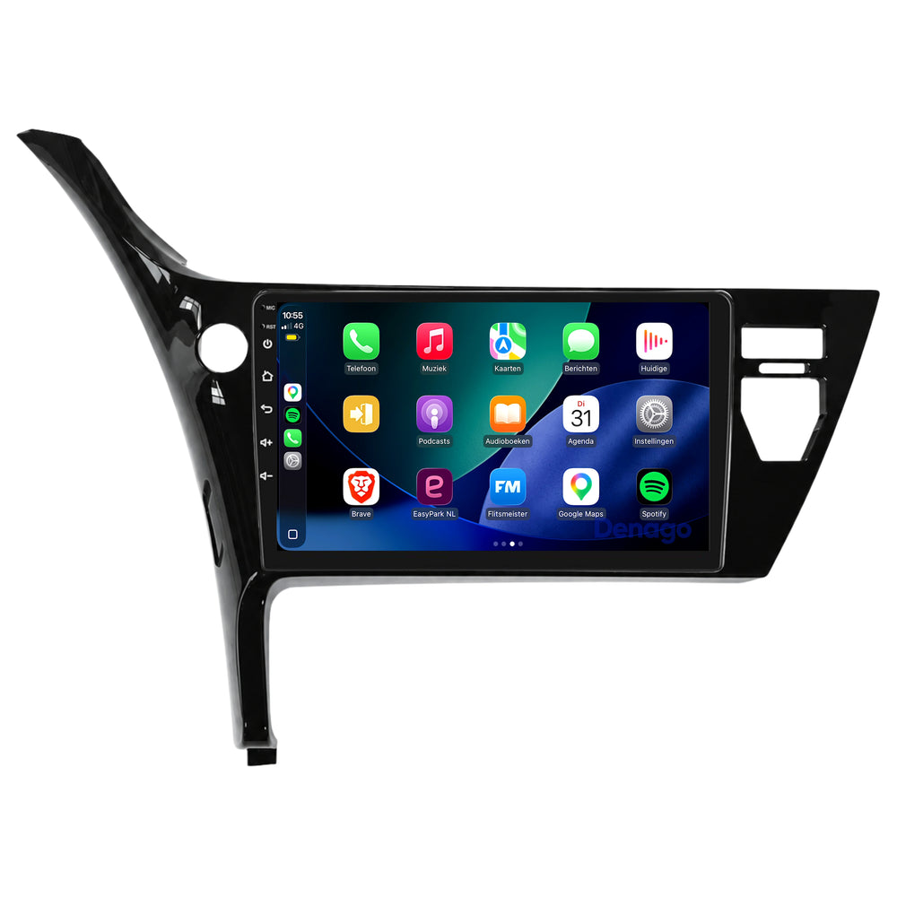 Toyota Auris Hybride CarPlay autoradio | 2015 t/m 2019 | Denago DNG-A456 | 9 inch | Android 13 | Draadloos CarPlay & Android Auto
