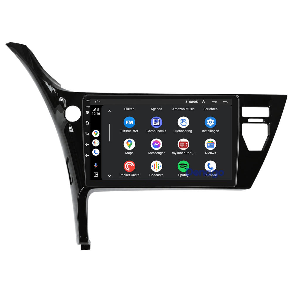 Toyota Auris Hybride CarPlay autoradio | 2015 t/m 2019 | Denago DNG-A456 | 9 inch | Android 13 | Draadloos CarPlay & Android Auto