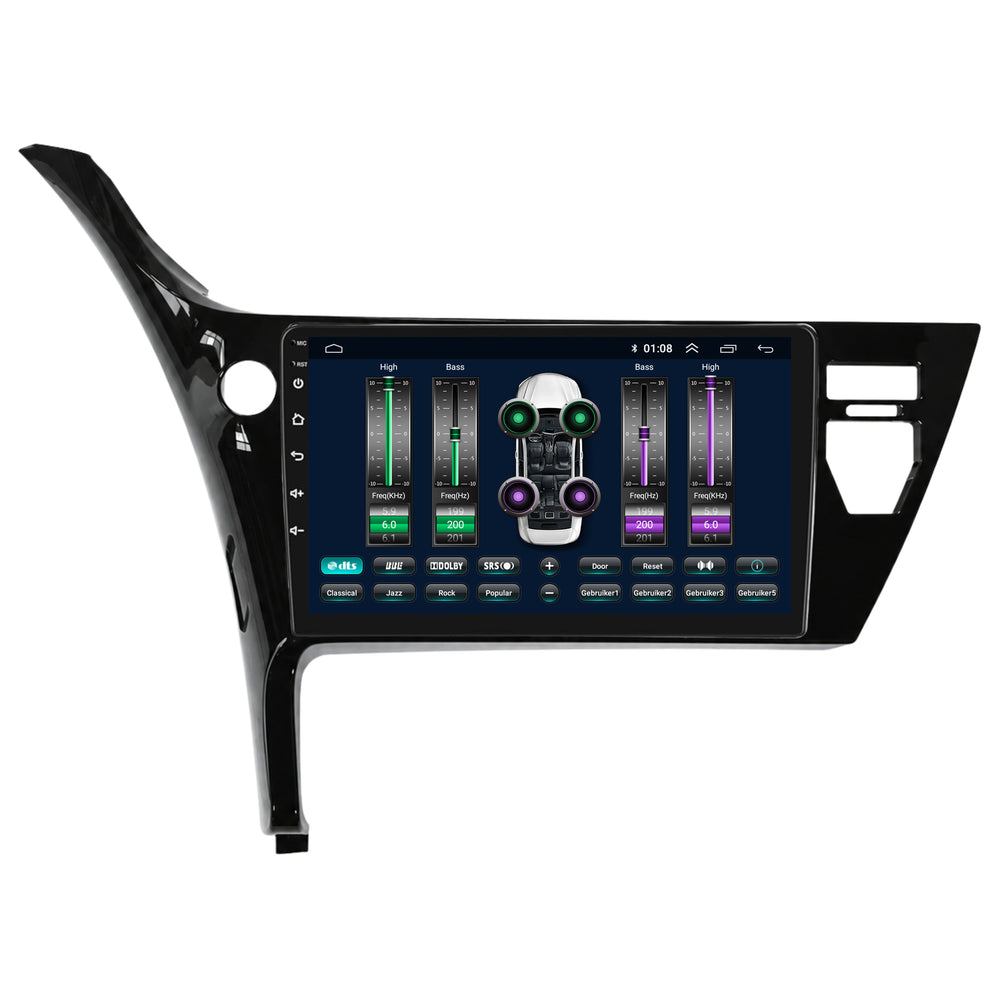 Toyota Auris Híbrido | Androide 13 | Radio de coche | 2015 a 2019 | CarPlay y Android Auto