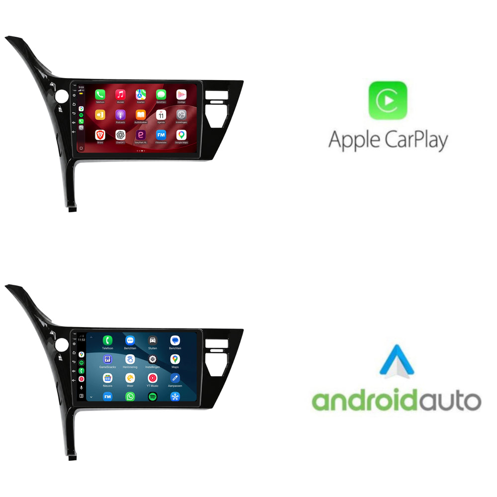 راديو Toyota Auris Hybrid مع CarPlay وAndroid Auto | 2015–2019 | 10 بوصات | Android 15 | CTX-7456