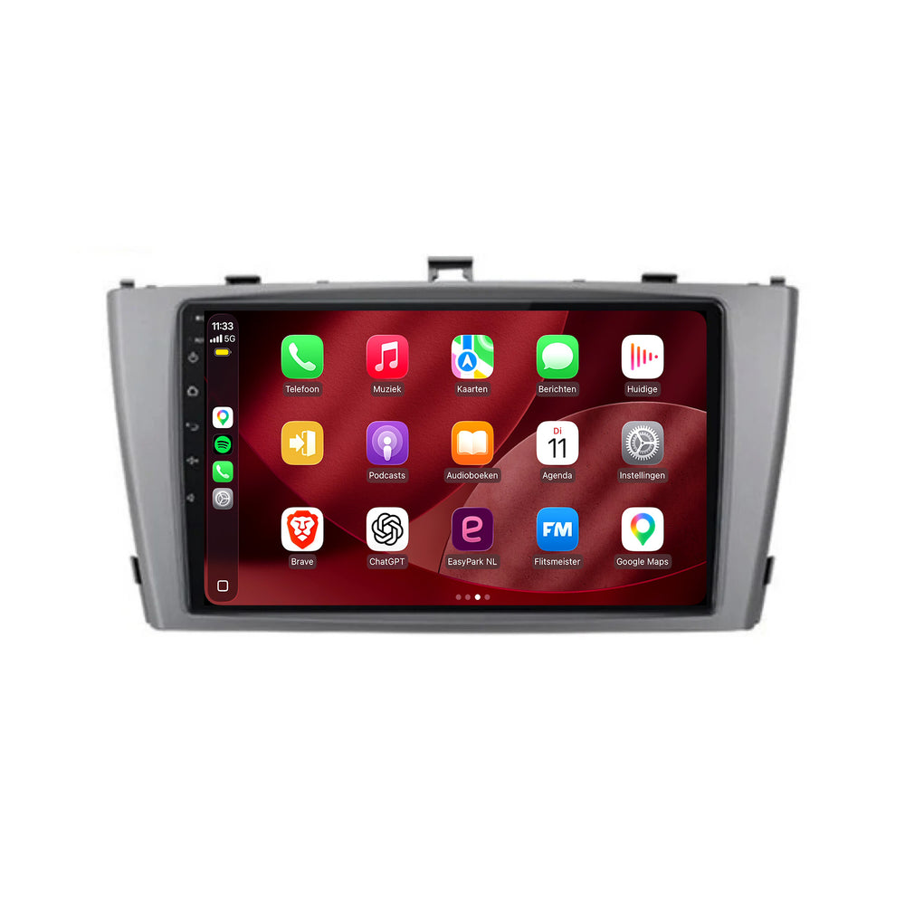 Toyota Avensis | Android 15 | 9 inch Autoradio | 2009 t/m 2014 | CarPlay & Android Auto