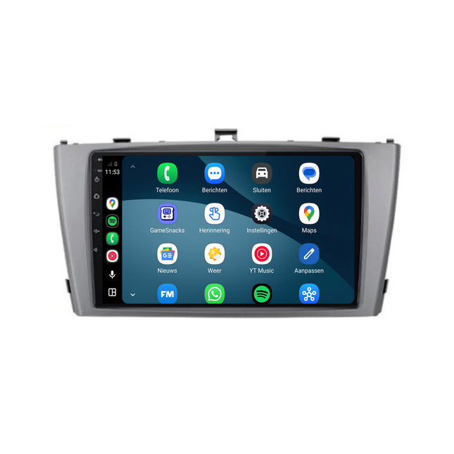 Toyota Avensis | Android 15 | 9 inch Autoradio | 2009 t/m 2014 | CarPlay & Android Auto