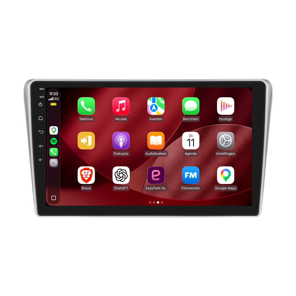 Radio CarPlay y Android Auto para Toyota Avensis T25 | 2003–2008 | 9 pulgadas | Android 15 | CTX-7458