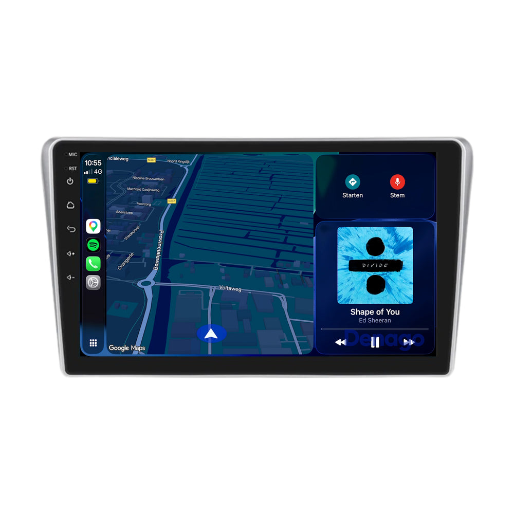 Toyota Avensis T25 CarPlay autoradio | 2003 t/m 2008 | Denago DNG-A458 | 9 inch | Android 13 | Draadloos CarPlay & Android Auto