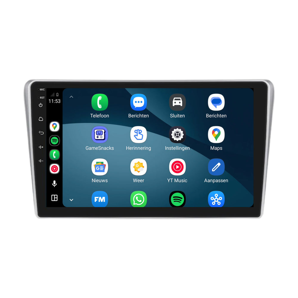 Radio CarPlay y Android Auto para Toyota Avensis T25 | 2003–2008 | 9 pulgadas | Android 15 | CTX-7458