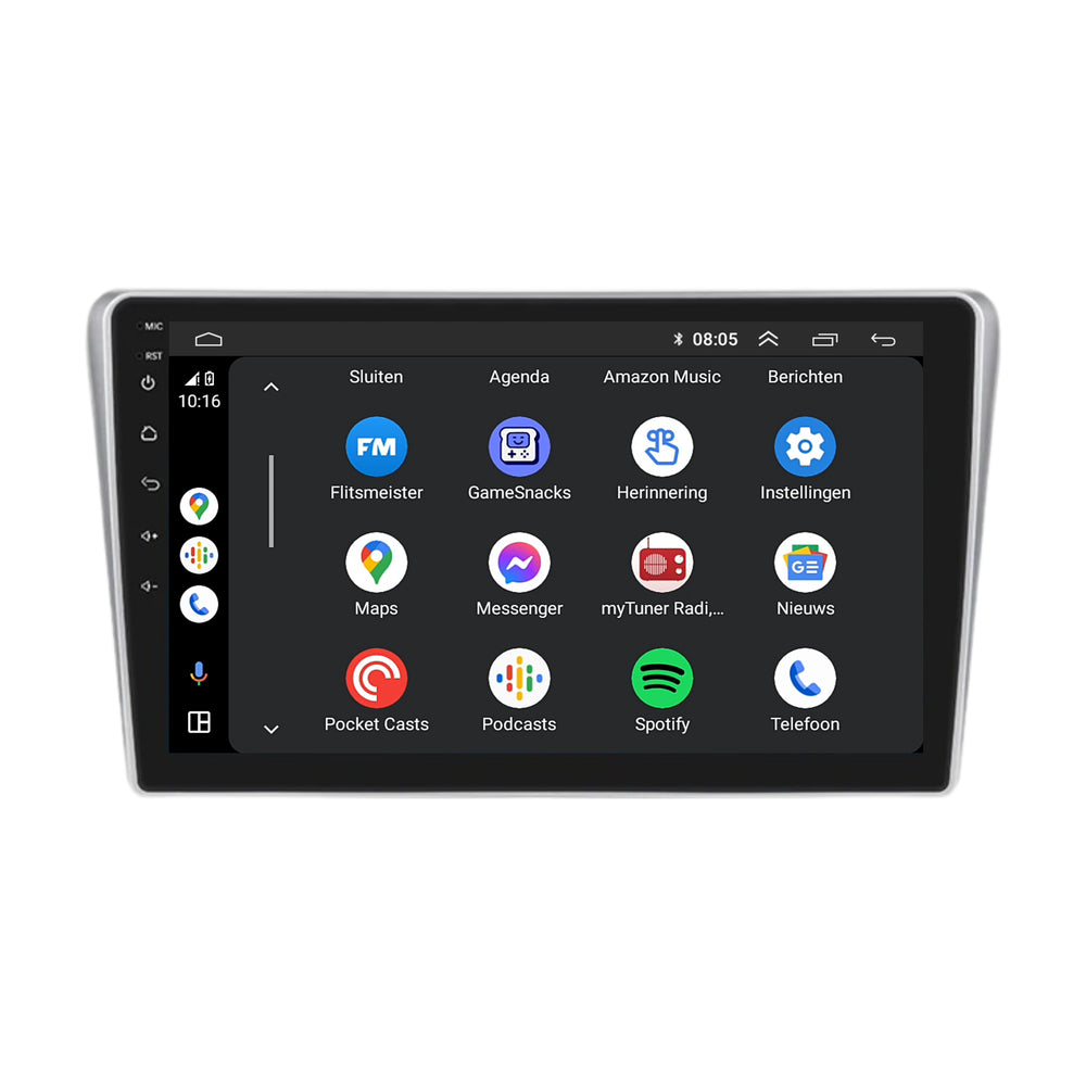 Toyota Avensis T25 | Android 13 | Autoradio | 2003 t/m 2008 | CarPlay & Android Auto
