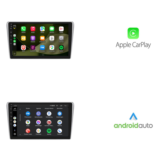 Toyota Avensis T25 | Android 13 | Autoradio | 2003 t/m 2008 | CarPlay & Android Auto