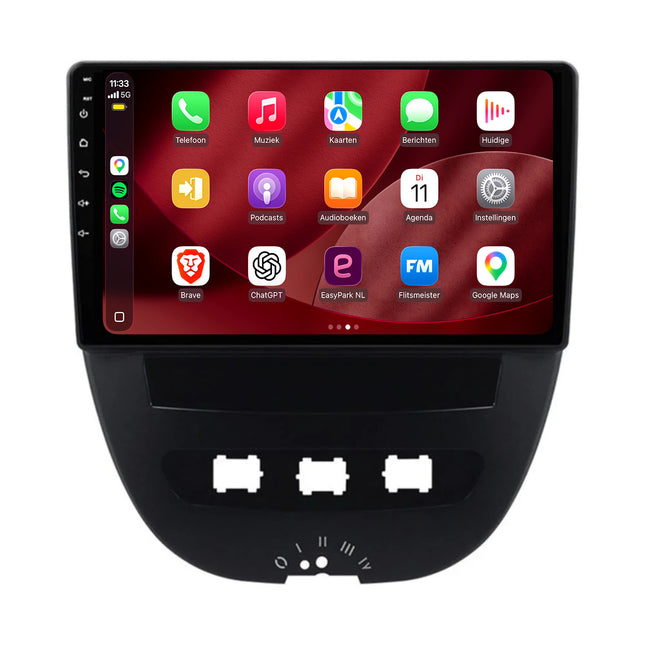 Toyota Aygo | Android 15 | 10 inch Autoradio | 2005 t/m 2013 | CarPlay & Android Auto