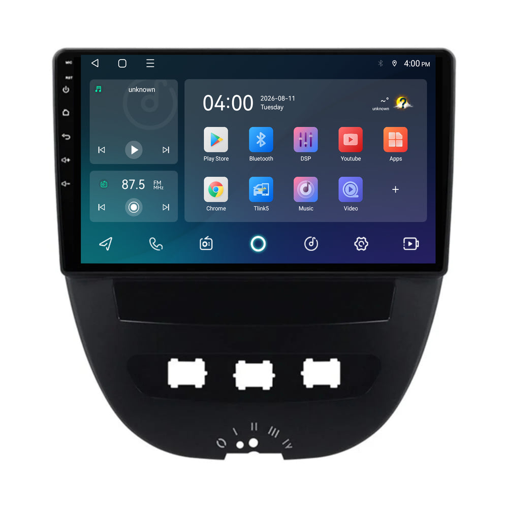 Toyota Aygo | Android 15 | 10 inch Autoradio | 2005 t/m 2013 | CarPlay & Android Auto