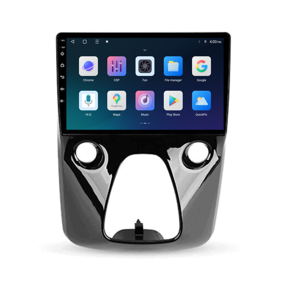 Peugeot 108-radio med CarPlay och Android Auto | 2014–2022 | 10 tum | Android 15 | CTX-7265