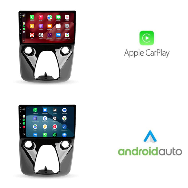 Toyota Aygo-radio med CarPlay & Android Auto | 2014–2022 | 9 tum | Android 15 | CTX-7263