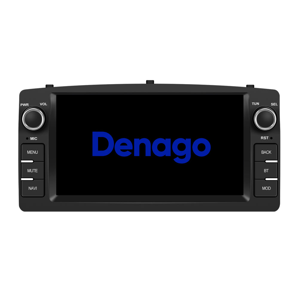 Toyota Corolla E120 CarPlay autoradio | 2002 t/m 2007 | Denago DNG-1144 | 7 inch | Android 13 | Draadloos CarPlay & Android Auto | 2GB + 64GB