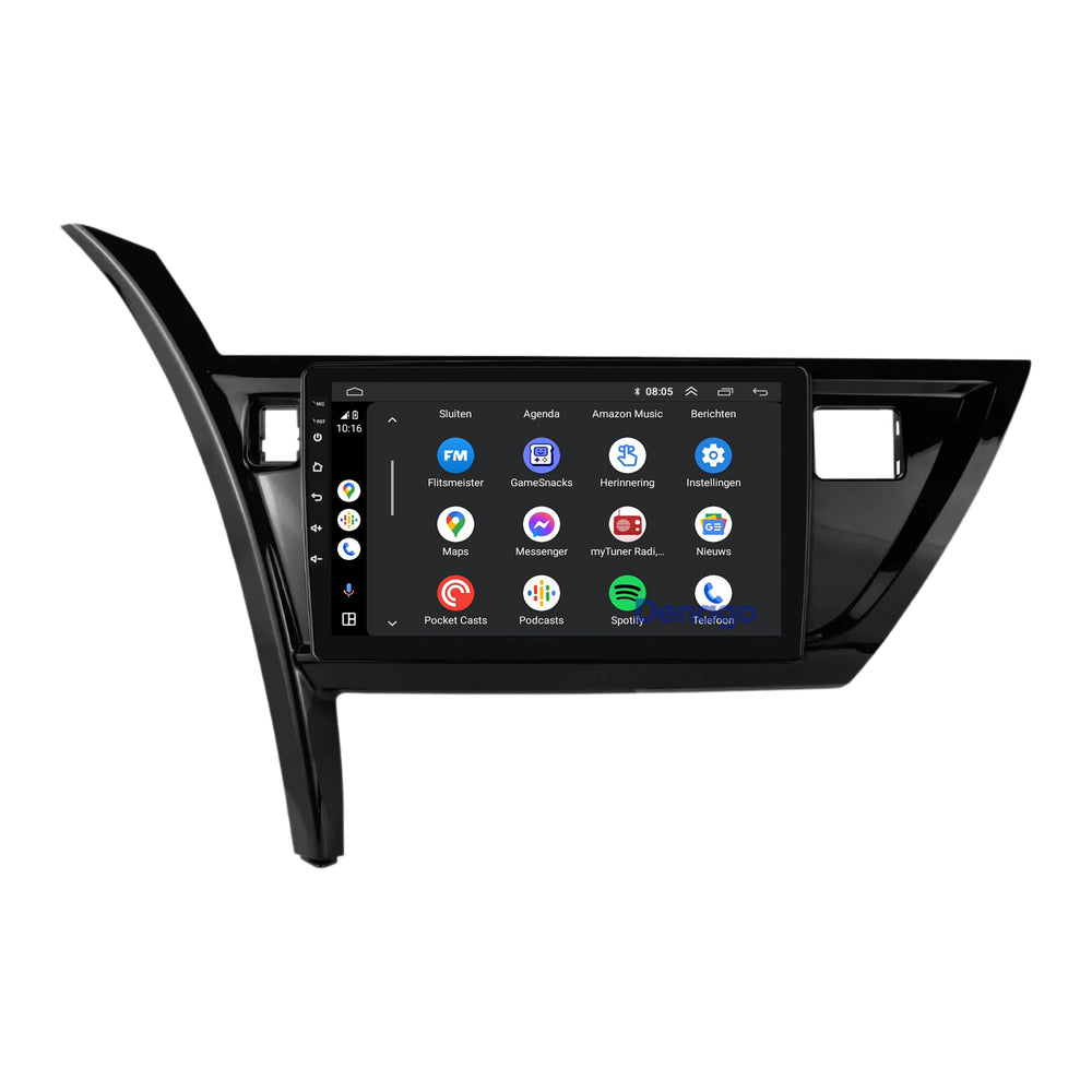 Toyota Auris CarPlay autoradio | 2013 t/m 2015 | Denago DNG-A511 | 9 inch | Android 13 | Draadloos CarPlay & Android Auto