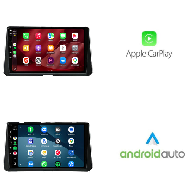 Toyota Corolla-radio med CarPlay & Android Auto | 2018 til 2020 | 9 tommer | Android 15 | Svart | CTX-7144