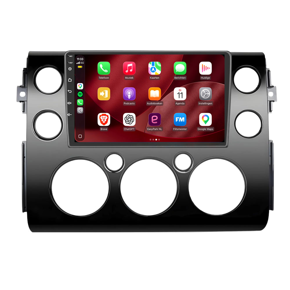 Autoradio CarPlay & Android Auto pour Toyota FJ Cruiser | 2006–2017 | 9 pouces | Android 15 | CTX-7308