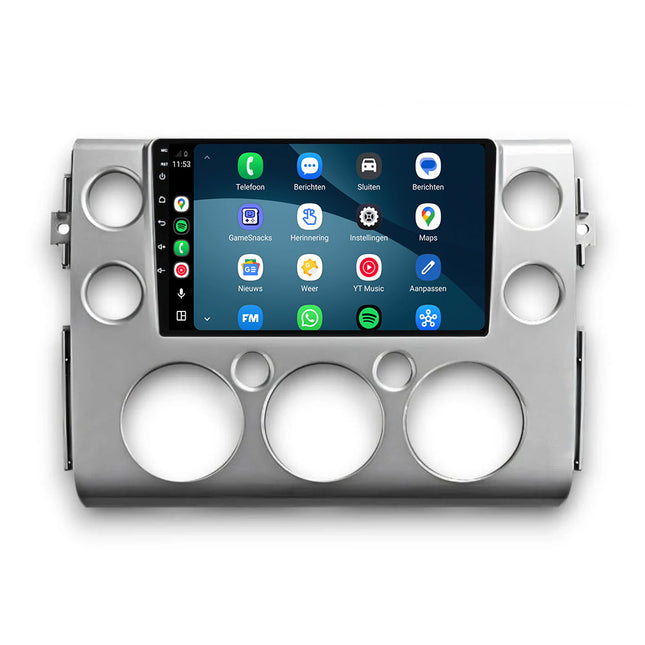 Toyota FJ Cruiser CarPlay- og Android Auto-radio | 2006–2017 | 9 tommer | Android 15 | CTX-7313