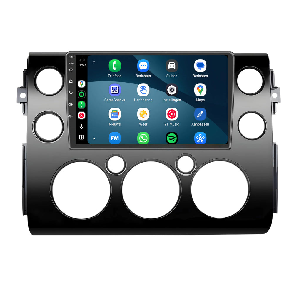 Autoradio CarPlay & Android Auto pour Toyota FJ Cruiser | 2006–2017 | 9 pouces | Android 15 | CTX-7308