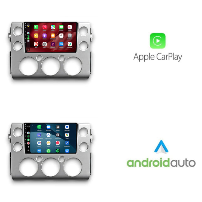 Toyota FJ Cruiser CarPlay- og Android Auto-radio | 2006–2017 | 9 tommer | Android 15 | CTX-7313