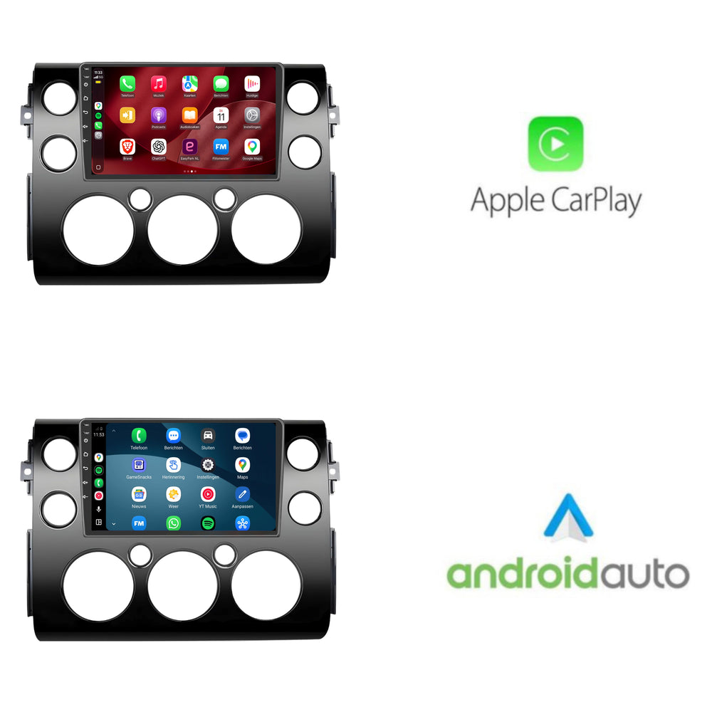 Autoradio CarPlay & Android Auto pour Toyota FJ Cruiser | 2006–2017 | 9 pouces | Android 15 | CTX-7308