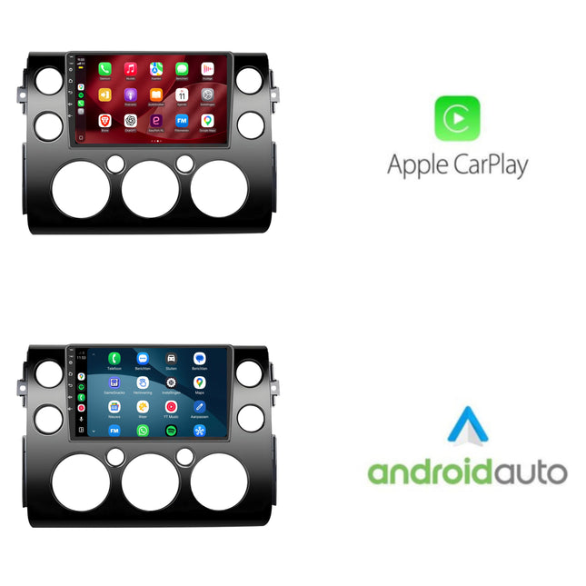 Toyota FJ Cruiser-radio med CarPlay & Android Auto | 2006–2017 | 9 tommer | Android 15 | CTX-7308